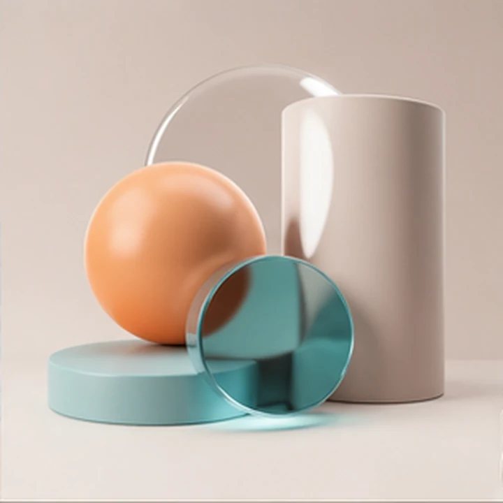 Pastel Geometric Product Stage