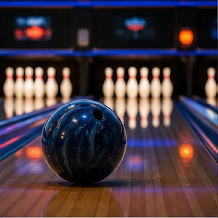 Neon Bowling Lane