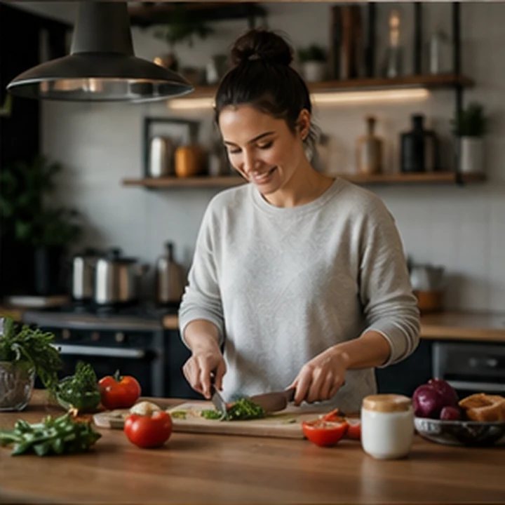 Home Cooking Prep Scene