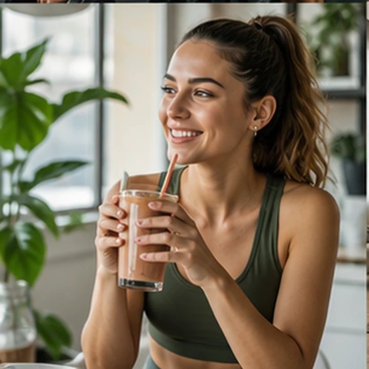 Bright Smoothie Lifestyle Portrait
