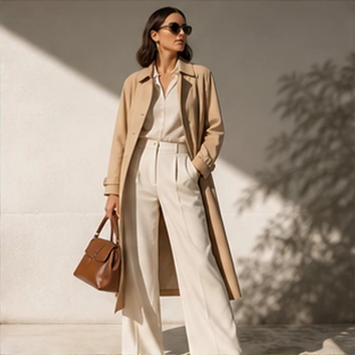 Neutral Fashion Editorial Look