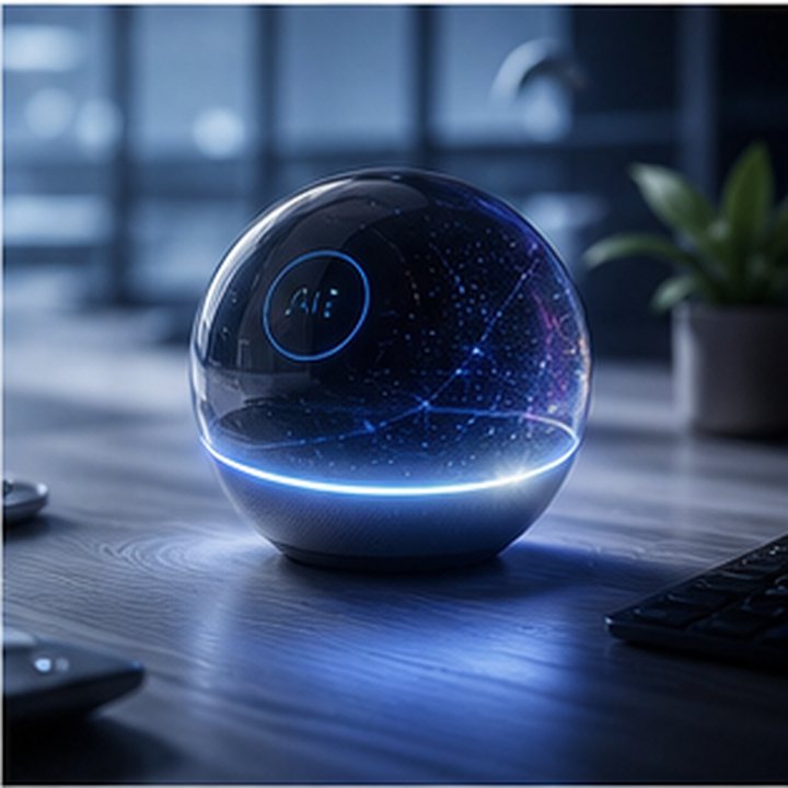 AI Assistant Orb Desk