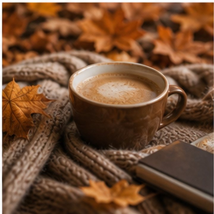 Autumn Coffee Scene