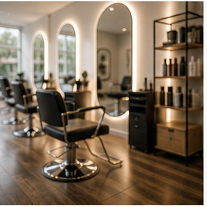 Bright Beauty Salon Chair