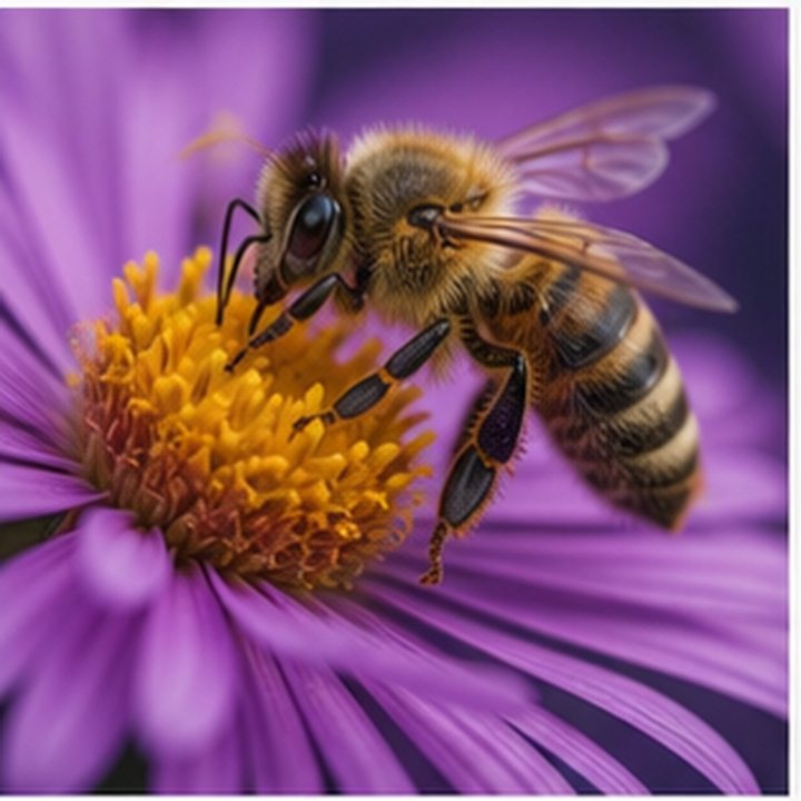 Bee Macro Flower