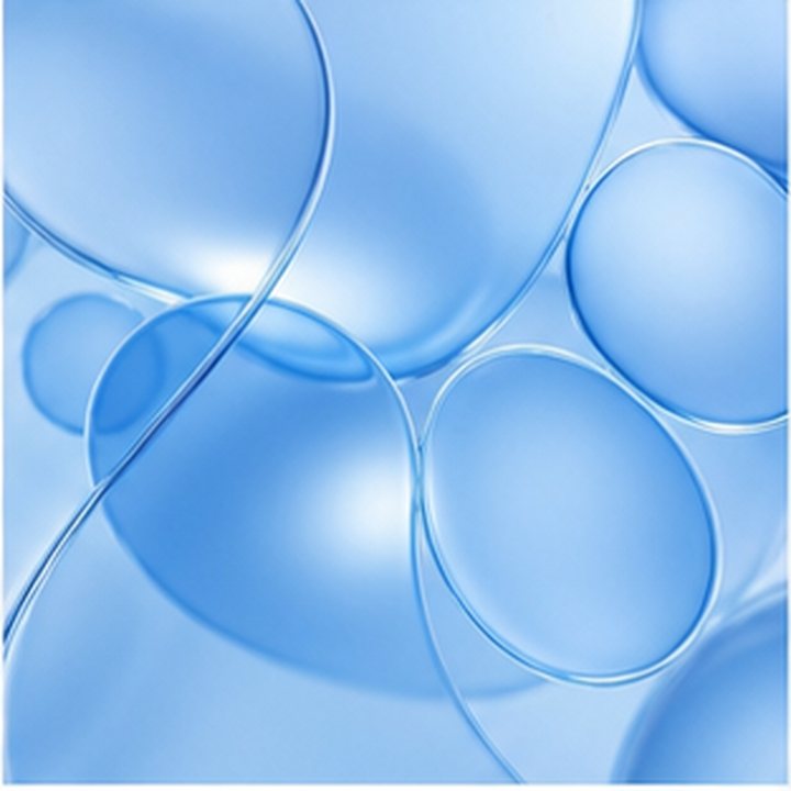 Blue Glassmorphism Shapes