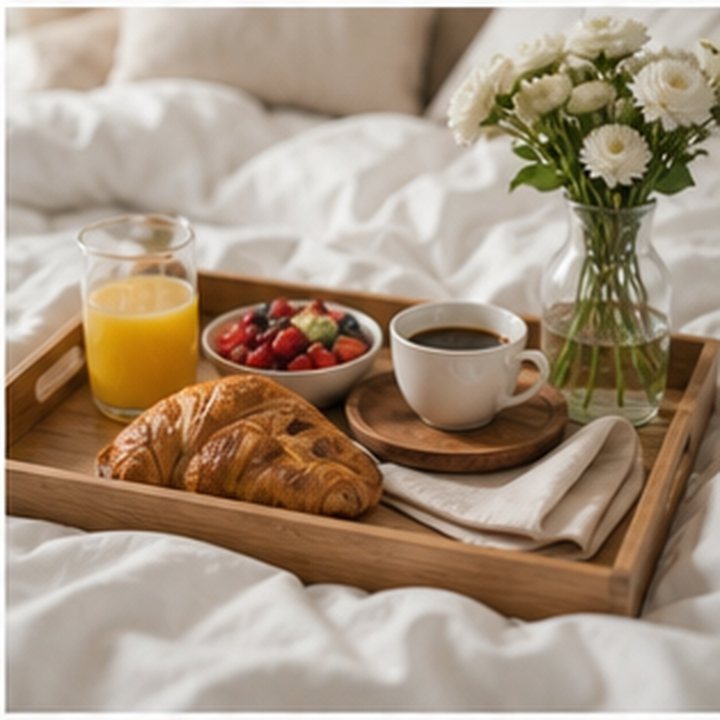 Breakfast Tray in Bed