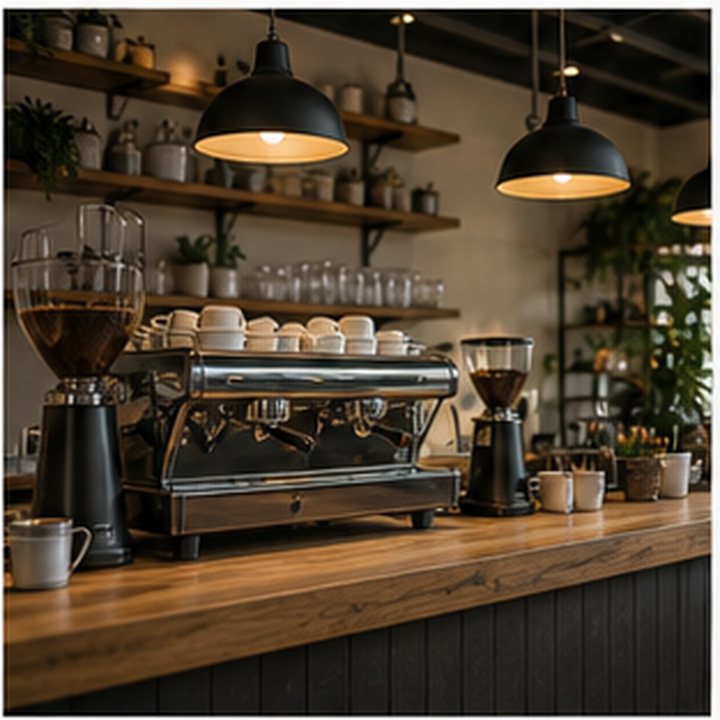 Cafe Counter Service Scene