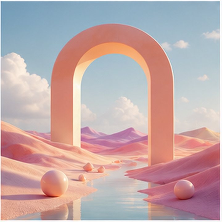 Candy Colored Desert Arch