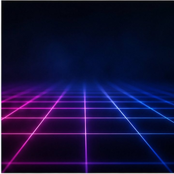 Dark Neon Grid