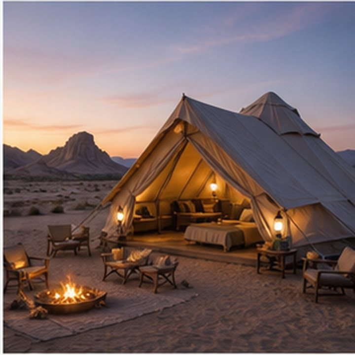 Desert Glamping Tent