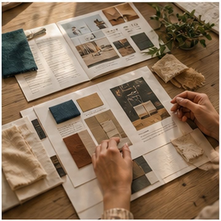 Designer Moodboard Table