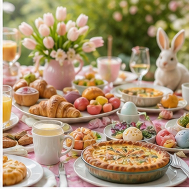 Easter Brunch Table