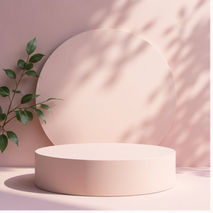 Empty Pastel Podium
