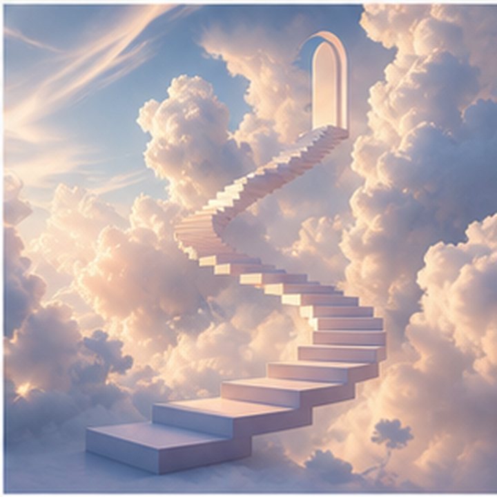 Floating Staircase Clouds