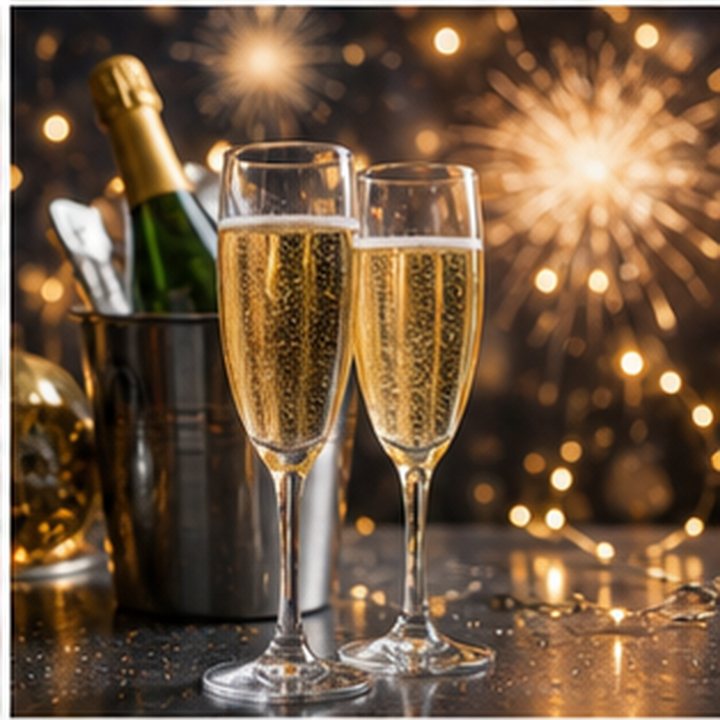 New Year Champagne