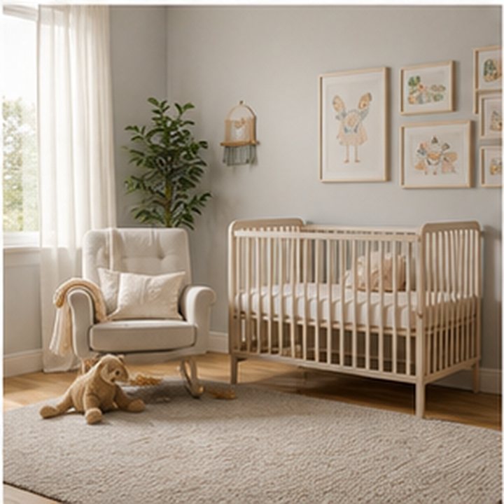 Soft Nursery Interior Detail