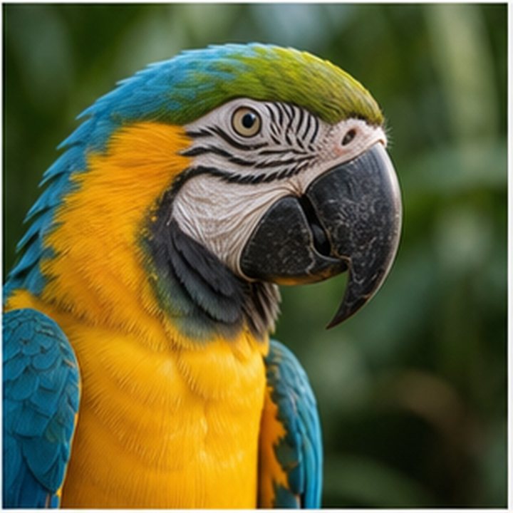 Parrot Colorful Close Up