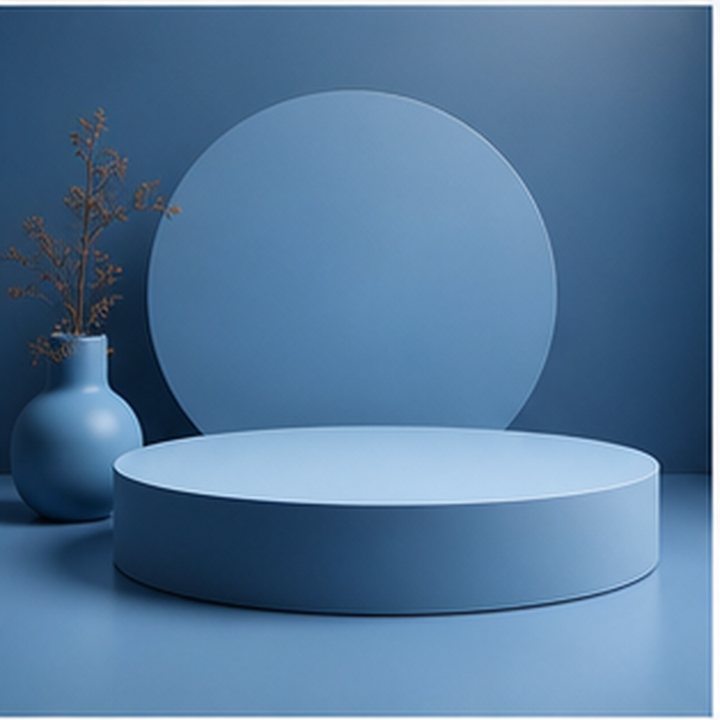 Product Pedestal Blue