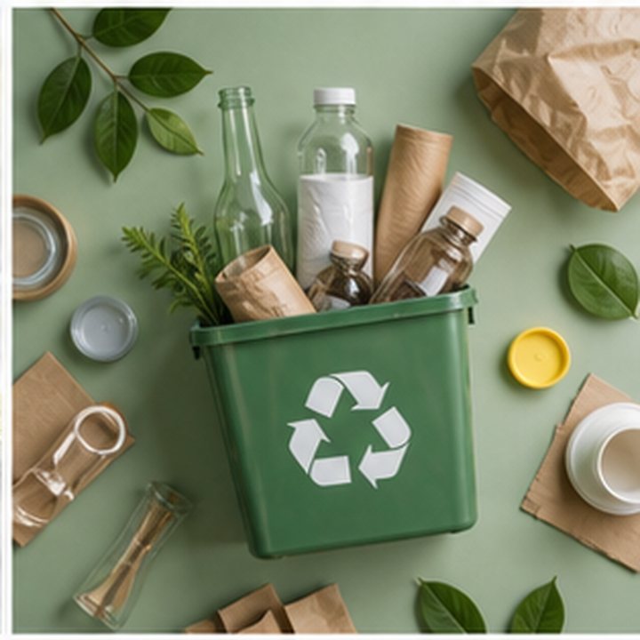 Recycling Studio Flat Lay