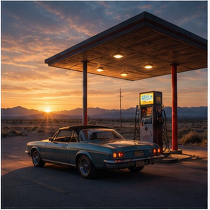 Road Trip Gas Station