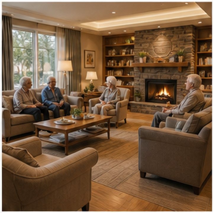 Senior Care Home Lounge