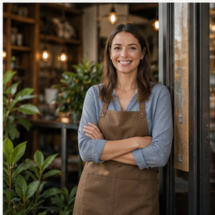 Small Business Owner Storefront