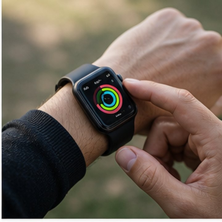 Smart Watch Fitness Scene