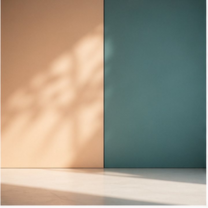 Split Color Studio Wall