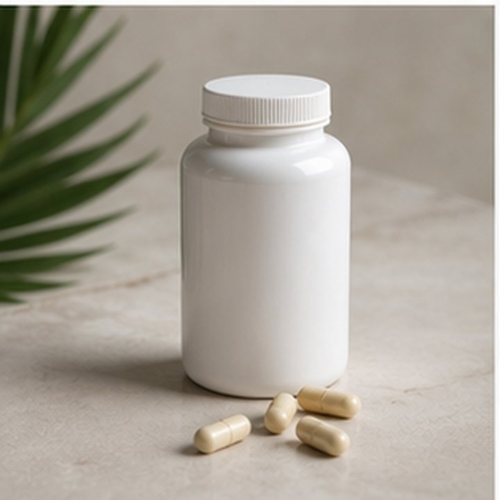 Supplement Bottle Mockup