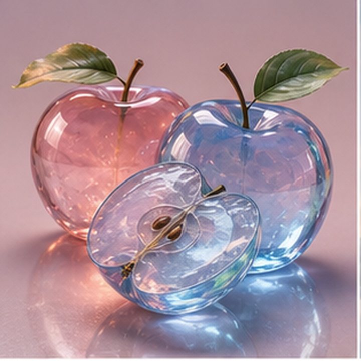 Surreal Glass Fruit