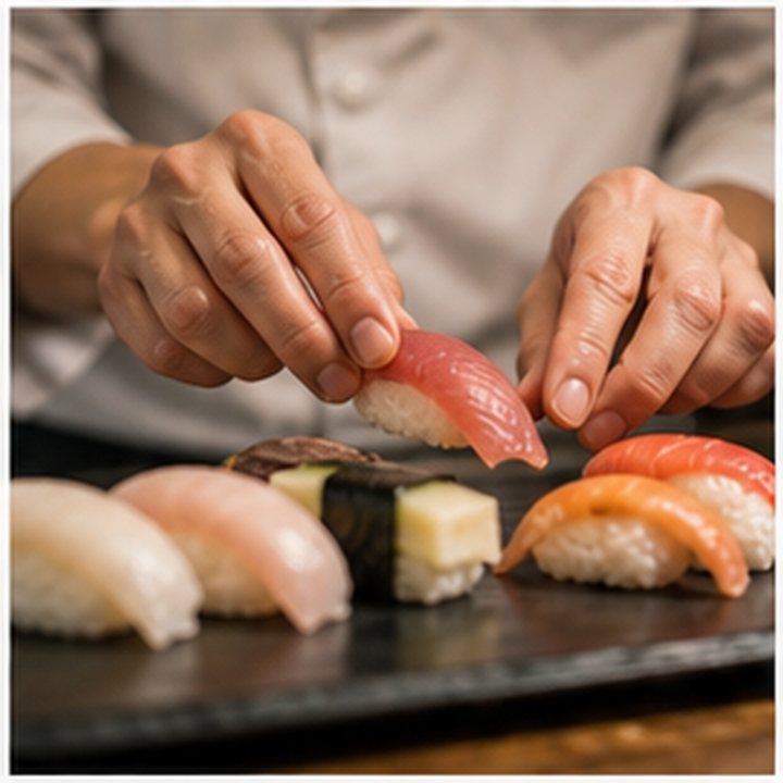 Sushi Chef Hands