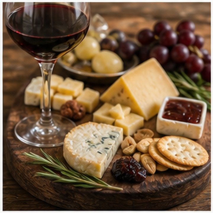 Wine Cheese Board