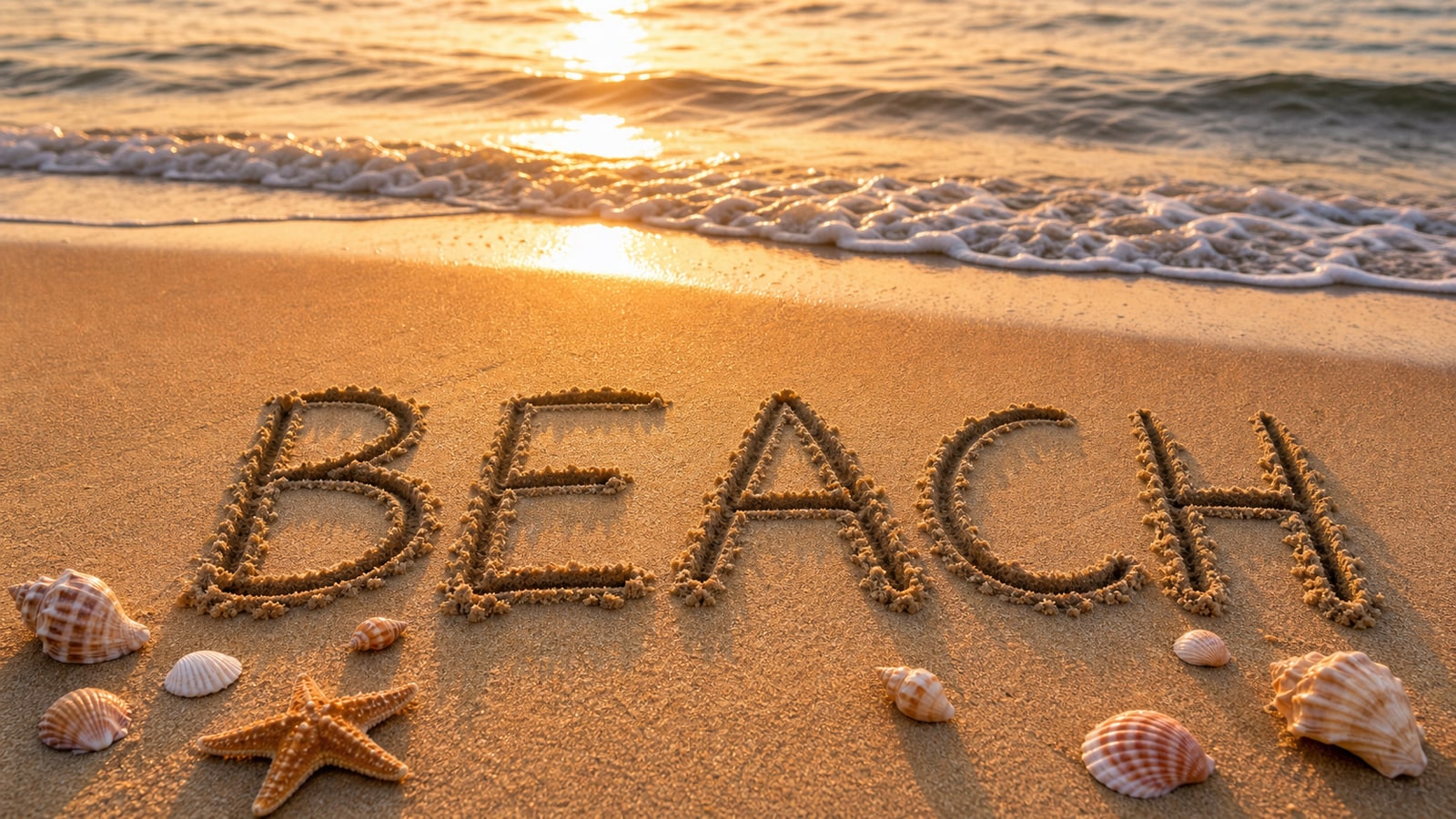 Beach Sand Word