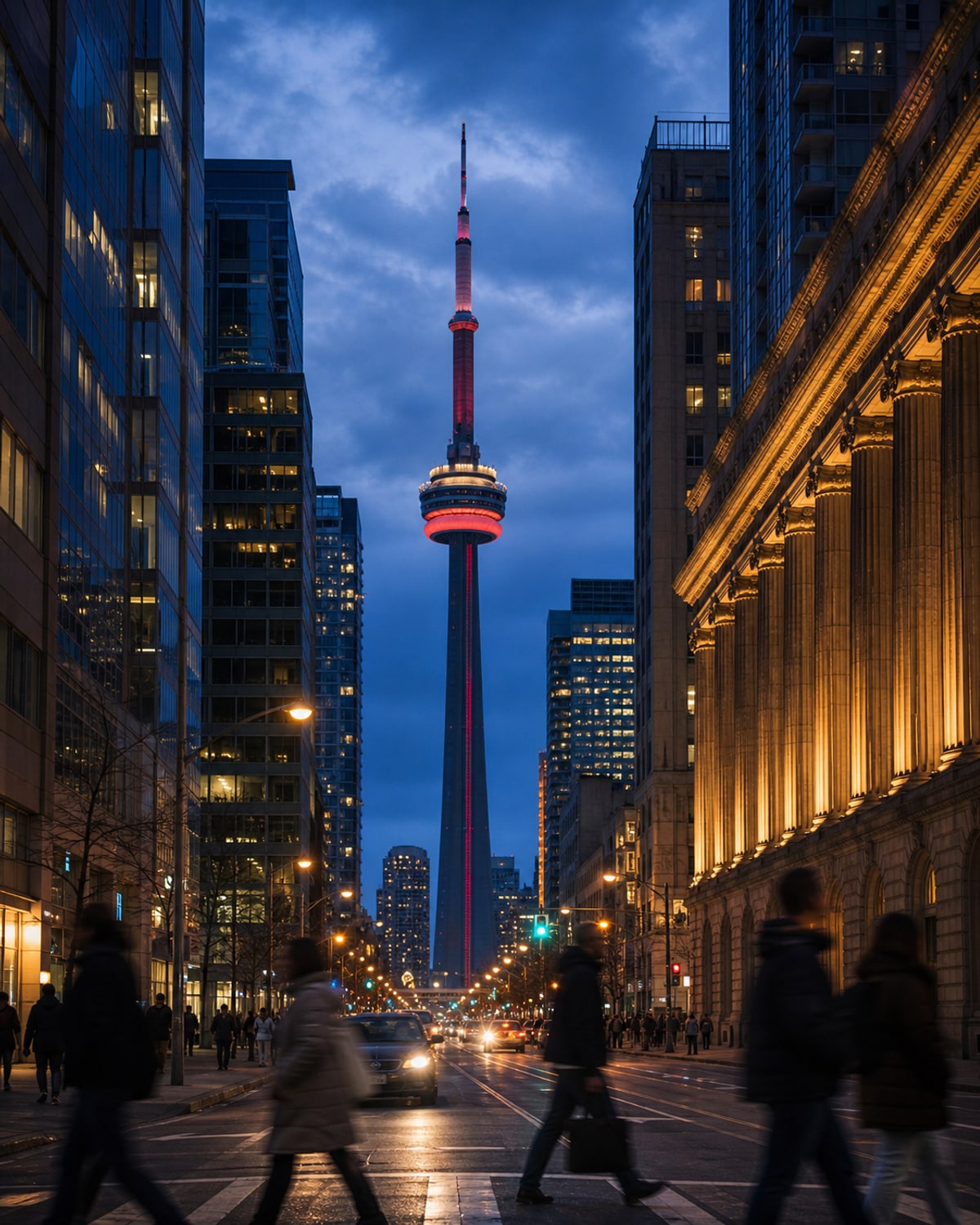 CN Tower Blue Hour