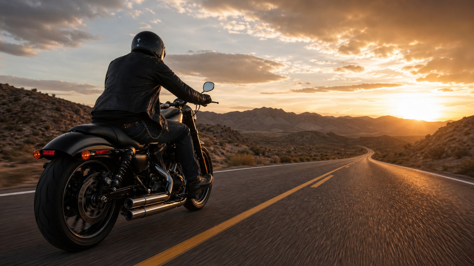 Desert Highway Motorcycle