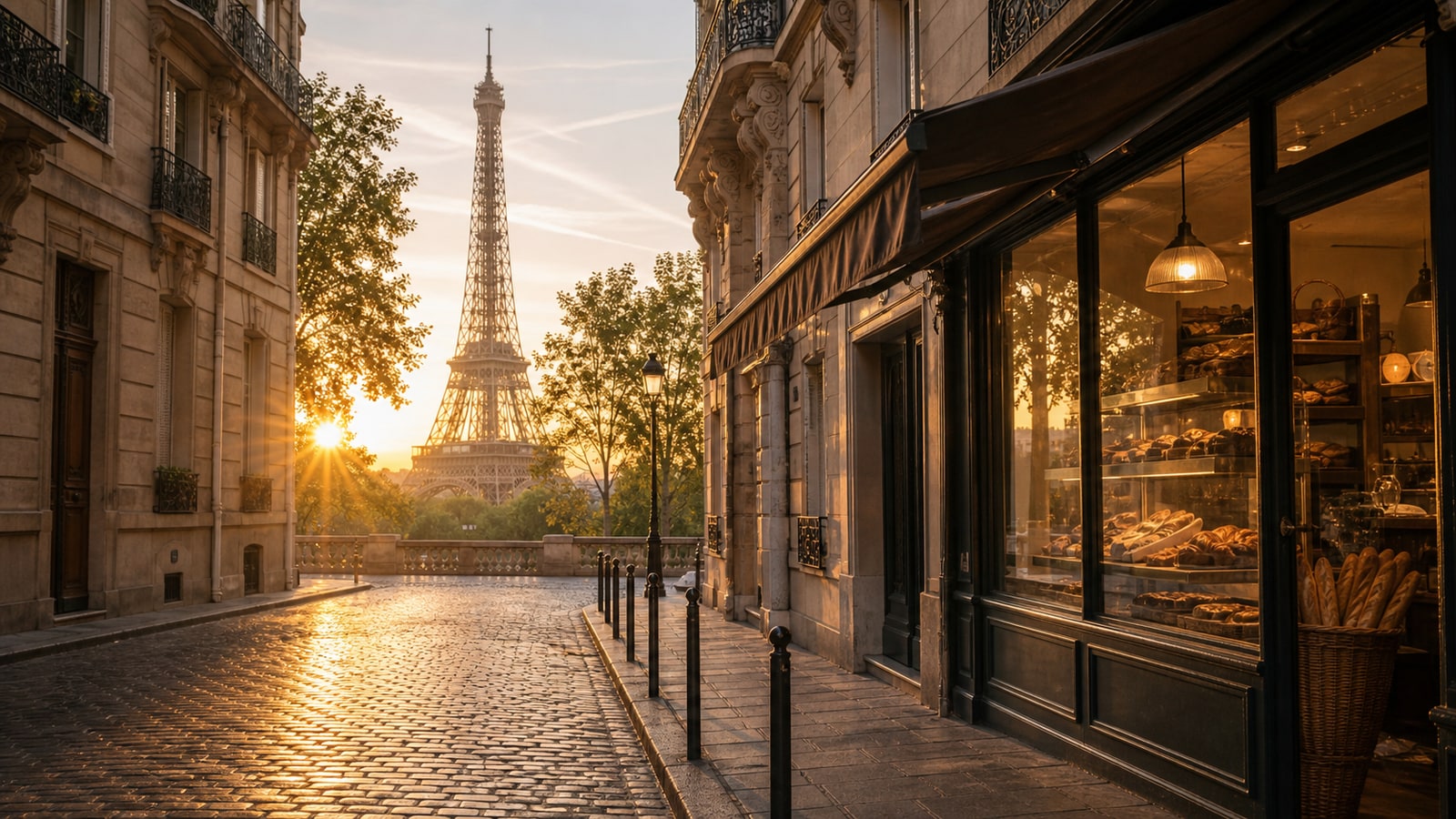 Paris Eiffel Sunrise