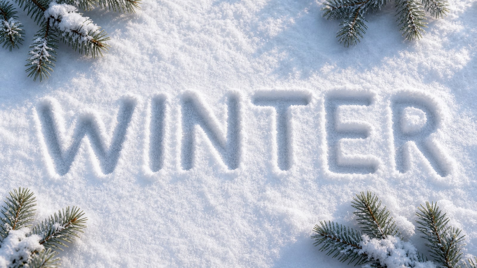 Winter Snow Word