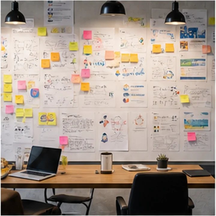 Marketing Agency Brainstorm Wall