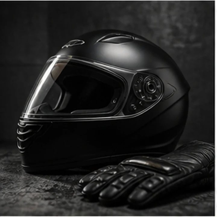 Motorcycle Helmet Still Life