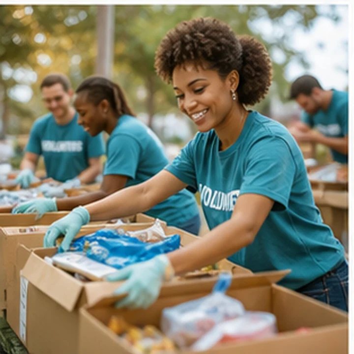 Nonprofit Volunteer Scene