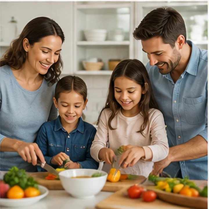 Parents Cooking Kids