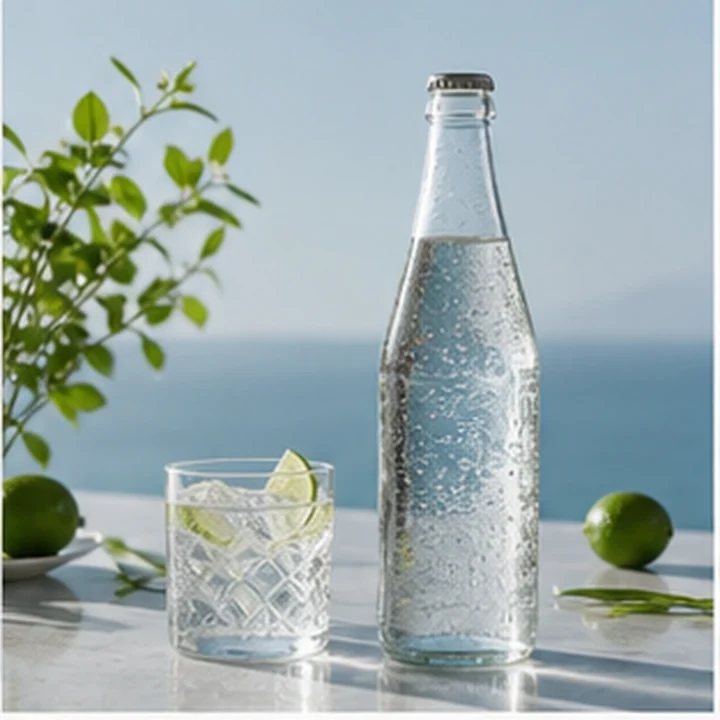 Sparkling Water Product Scene