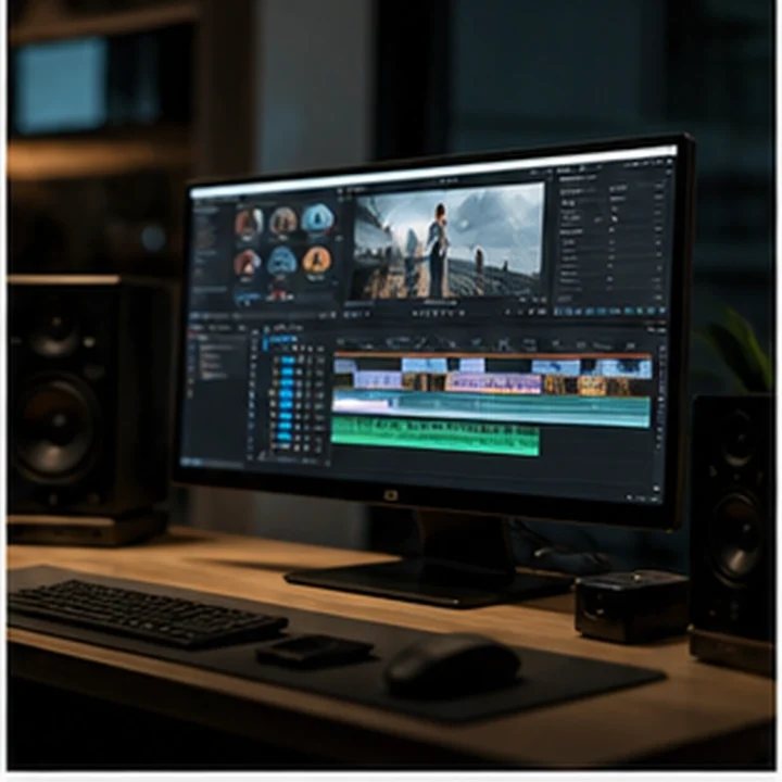 Video Editing Desk