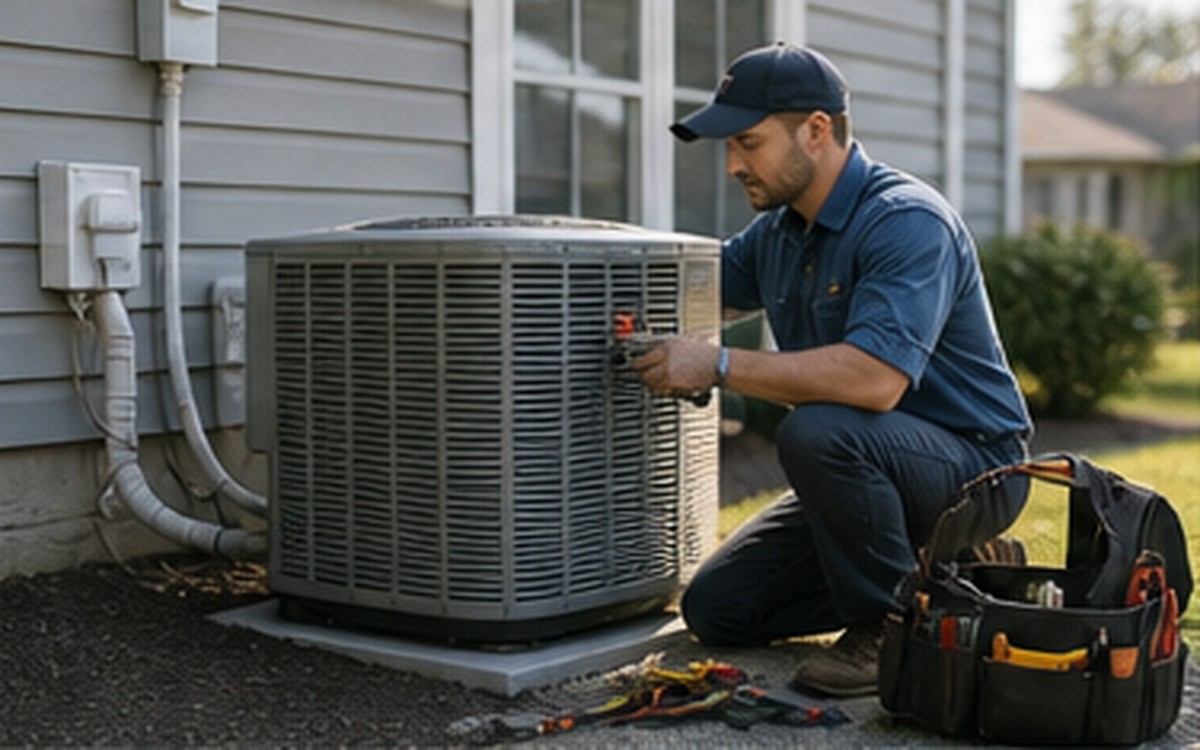 HVAC Technician AC Service