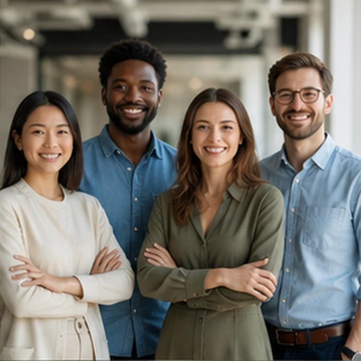 Diverse Professional Team Portrait