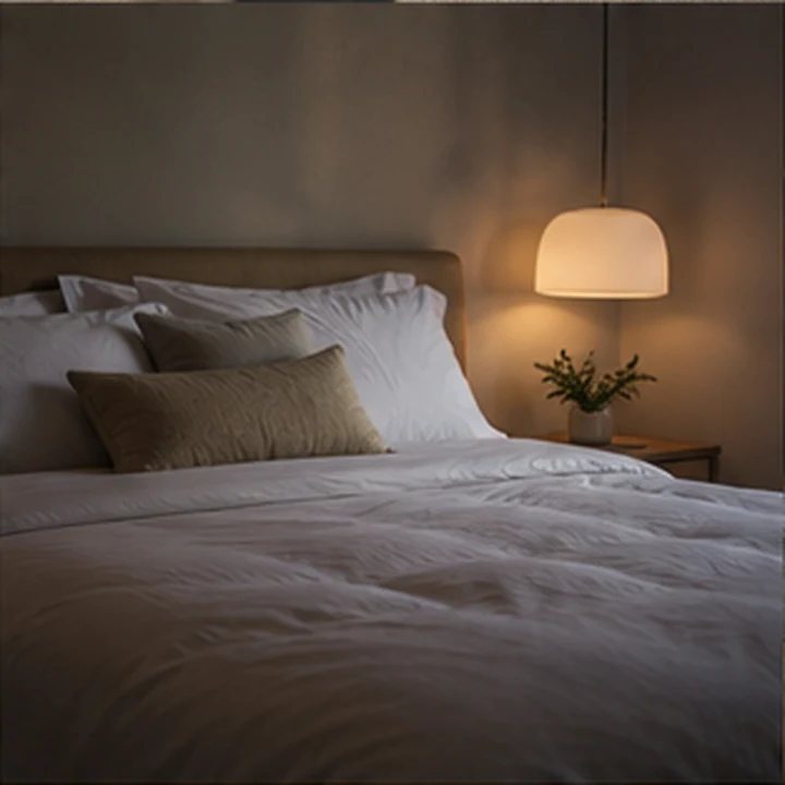 Cozy Bedroom Evening Light