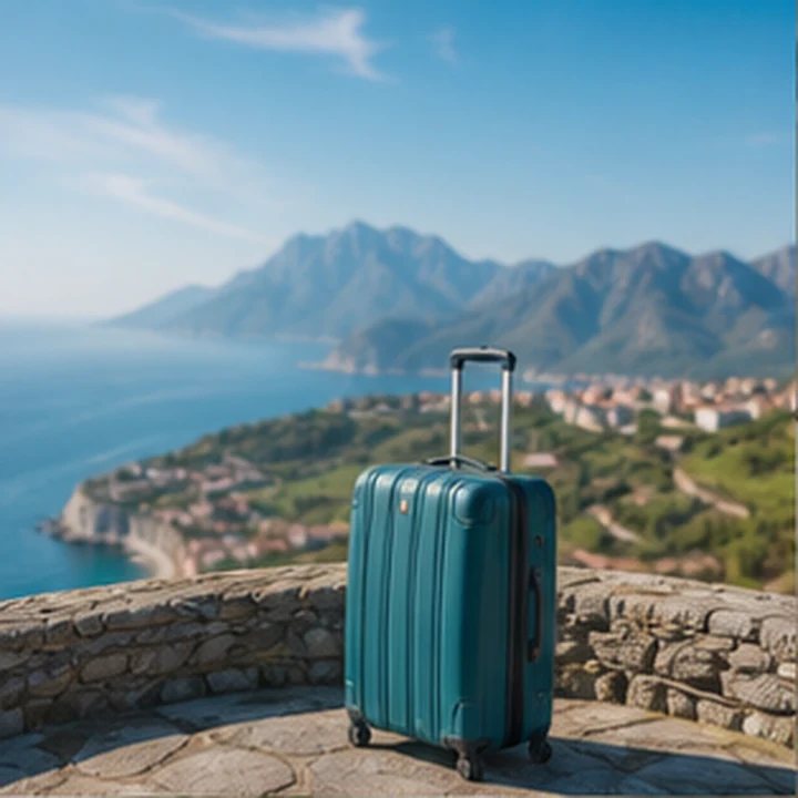 Coastal Suitcase Travel View
